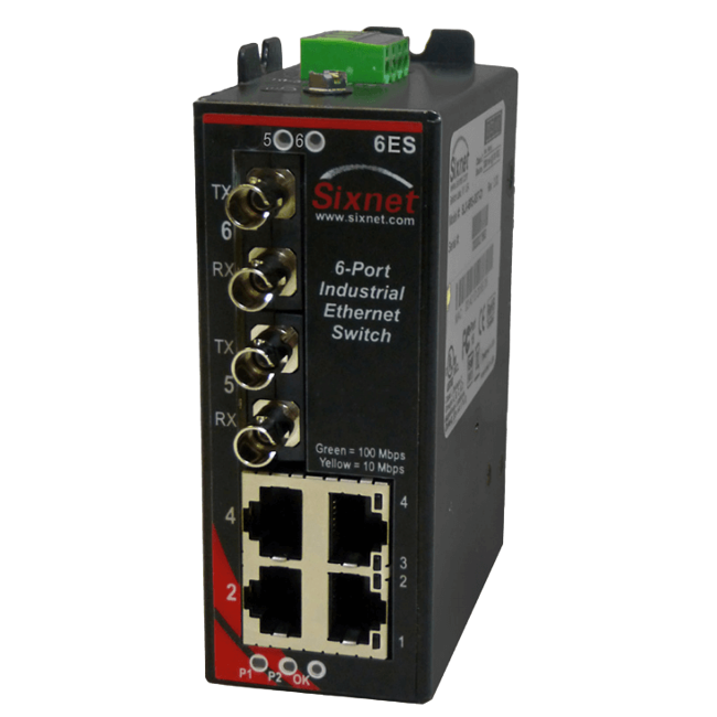 Red Lion Industrial Ethernet Switch, SL/SLX-6ES-4/5